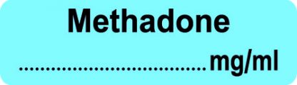 Syringe Label - Methadone - Walters Medical