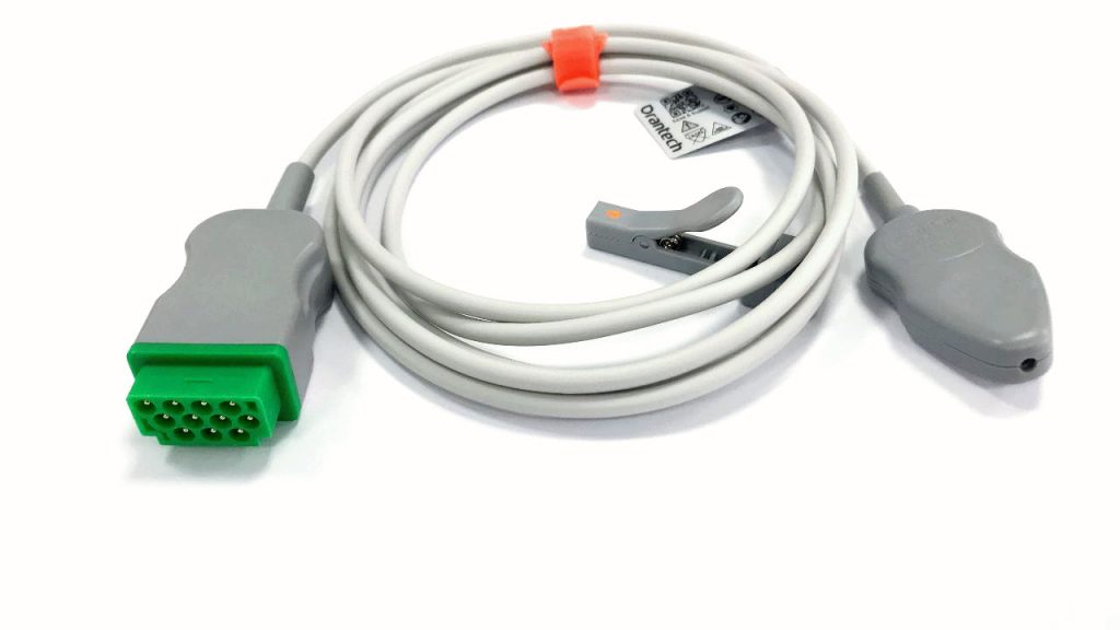 Replacement: 2.5m, use with Kendall Spiral electrode, Reusable ...