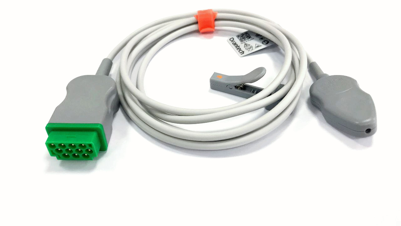 Replacement: 2.5m, use with Kendall Spiral electrode, Reusable (Equivalent to OEM 2109005-001)